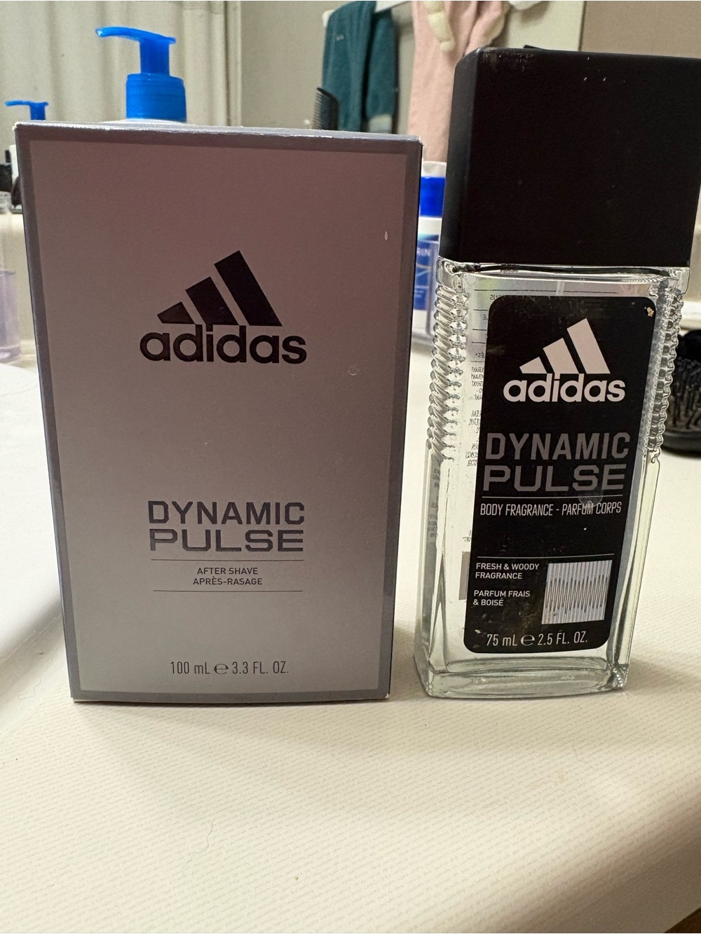adidas Dynamic Pulse Fragrance Set - Silver and Black